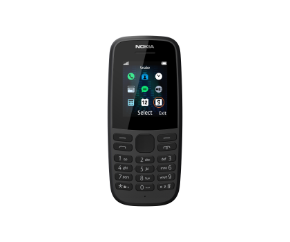 Smartfon Nokia 105 2019 Dual SIM czarny